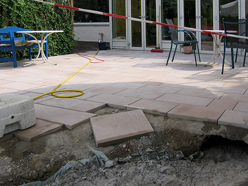 Terrasse: Bodenbelag verlegen